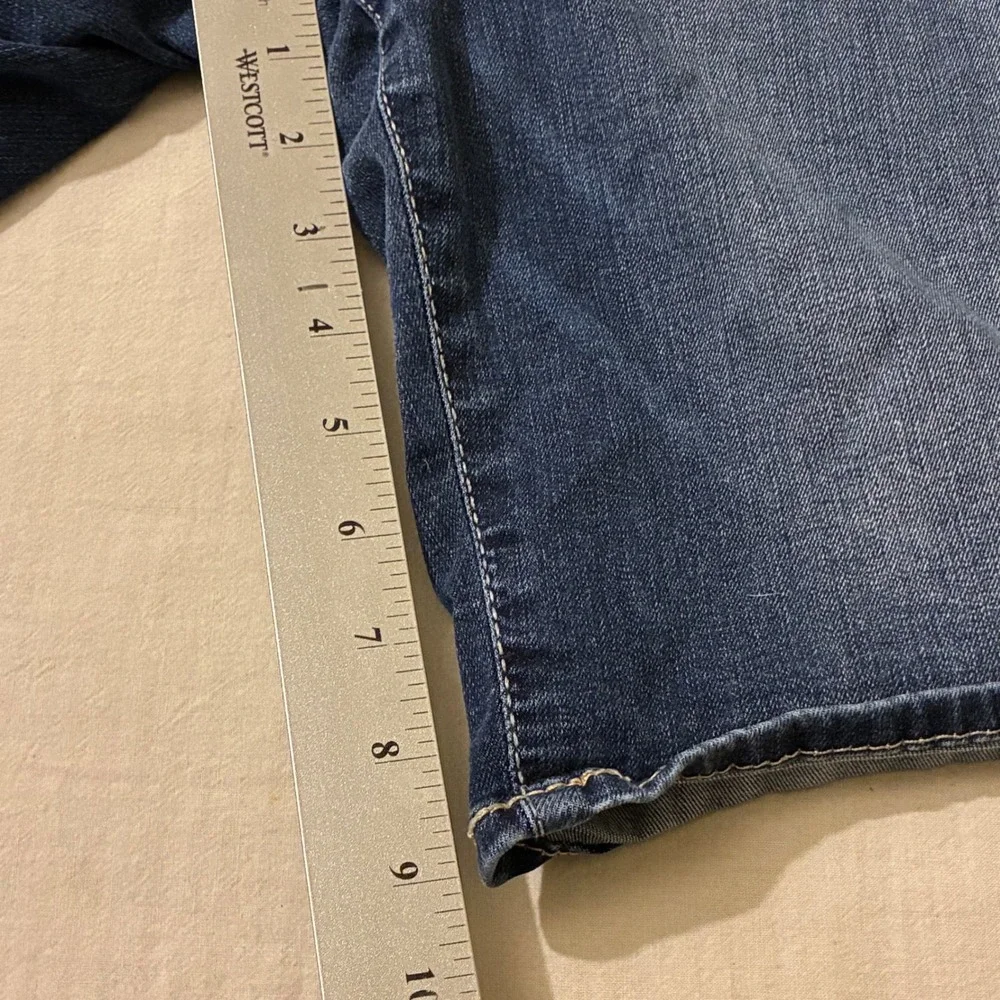 Silver Jeans Co Womens 31 Suki Bermuda Shorts Dark Wash‎ Mid Rise Curvy